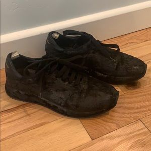 Officine Creative Black Sneakers